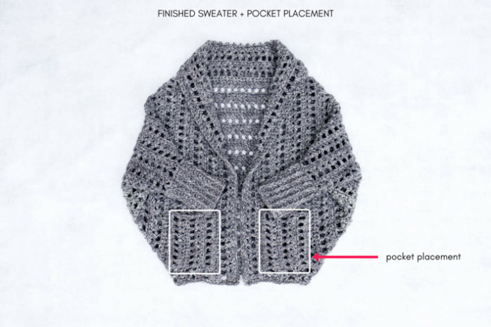 How to Create a Stylish Crochet Shrug with Pockets: Detailed Instructions and Materials Needed