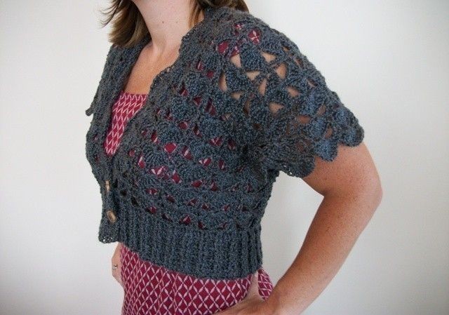 Inspiration. Crochet Bolero.