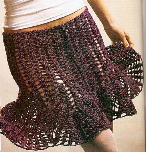 Inspiration. Crochet Skirts.