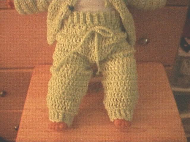 Inspiration. Knit Baby Pants.