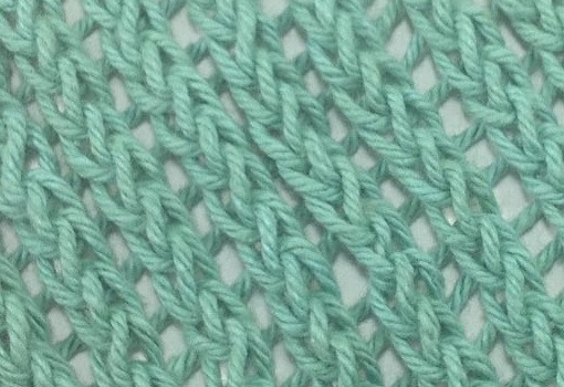 ​Knit Diagonal Pattern