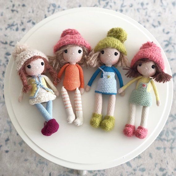 Inspiration. Amigurumi Dolls.