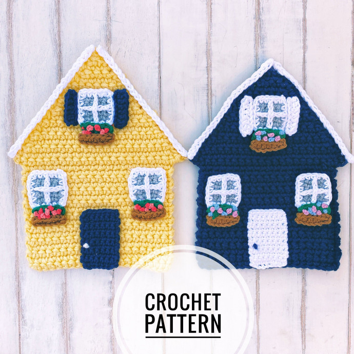 Inspiration. Crochet Houses.