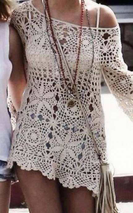 Inspiration. Crochet Tunics.