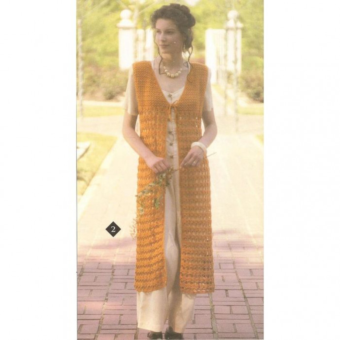 Explore Creative Inspiration with Long Crochet Vests - Stylish Ideas to Enhance Your Wardrobe