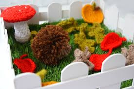 Inspiration. Crochet Garden Decroations.