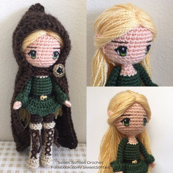 Inspiration. Amigurumi Anime Dolls.