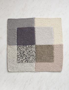 ​Shadow Study Throw Knit Afghan