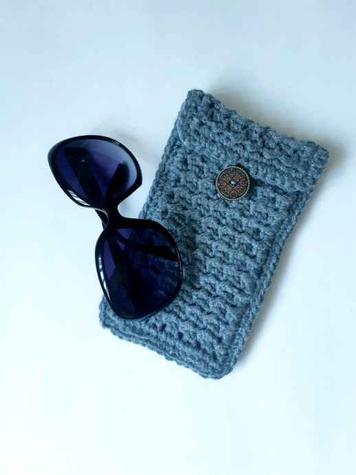 Easy Crochet Glasses Case Pattern with Step-by-Step Instructions Easy Crochet Glasses Case Pattern with Step-by-Step Instructions