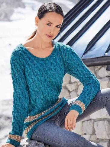 ​Knit Turquoise Pullover