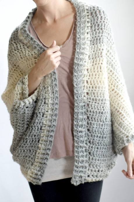 Helping our users. ​Thick Crochet Shrug.