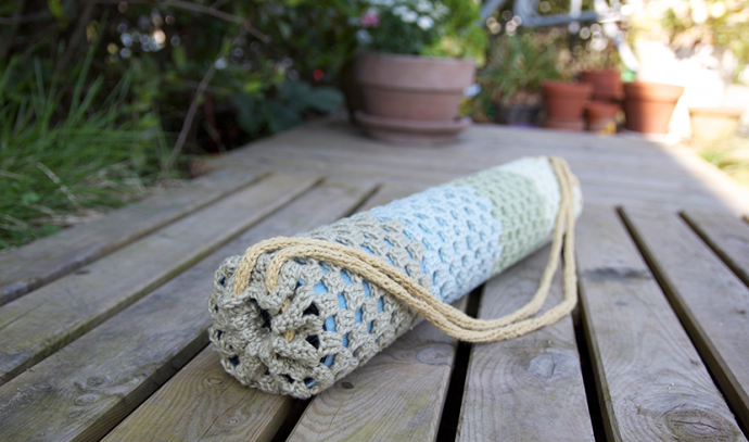 Inspiration. Crochet Yoga Mat Covers.