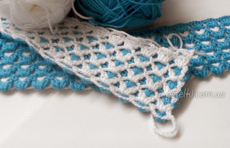 Two-Coloured Crochet Stitch