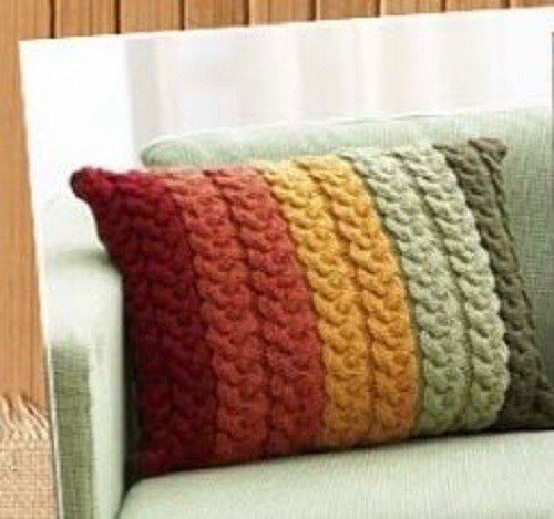Multi-Colored Toss Pillow Multi-Colored Toss Pillow