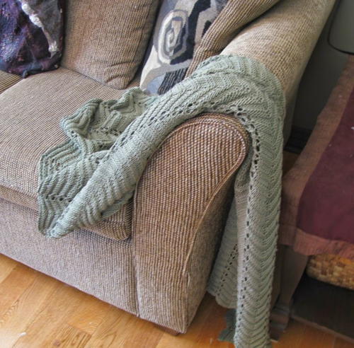 ​Cotton Knit Sofa Throw