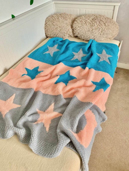 Helping our users. Tunisian Crochet Blanket with Starts. Helping our users. Tunisian Crochet Blanket with Starts.
