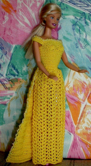 Inspiration. Crochet Doll's Dresses.