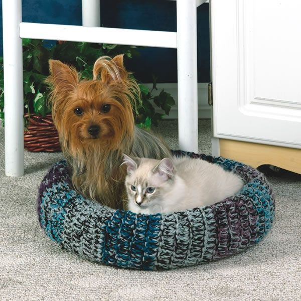 Inspiration. Crochet Pet's Beds.