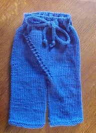 Inspiration. Knit Baby Pants.