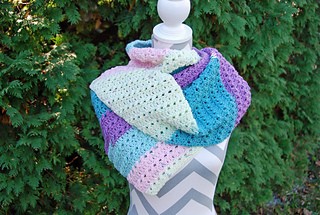 ​Assymetrical 1 Skein Summer Scarf