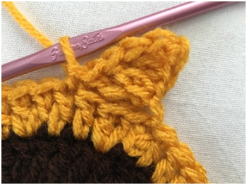 Helping Ann. ​3D Sunflower Crochet Blanket