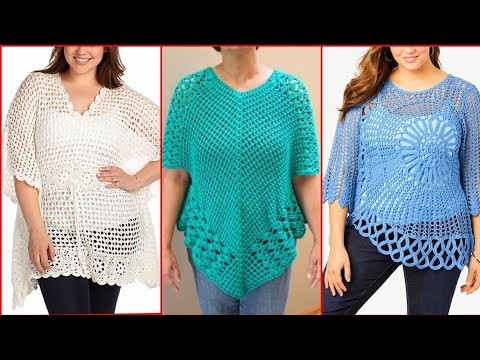 Inspiration. Crochet Plus Size Tops.