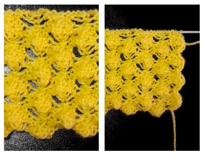 ​Small Double-Sided Relief Knit Stitch