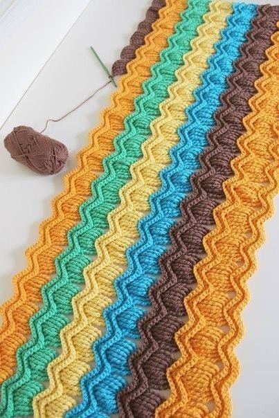 Crochet Wavy Pattern Crochet Wavy Pattern