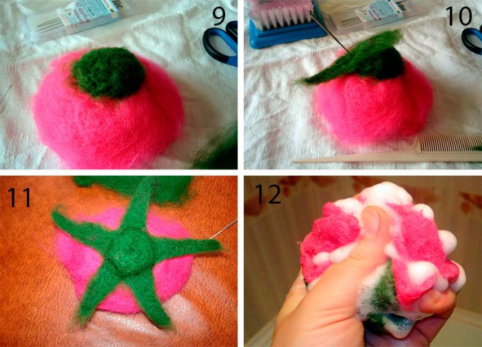 ​Felting Rose