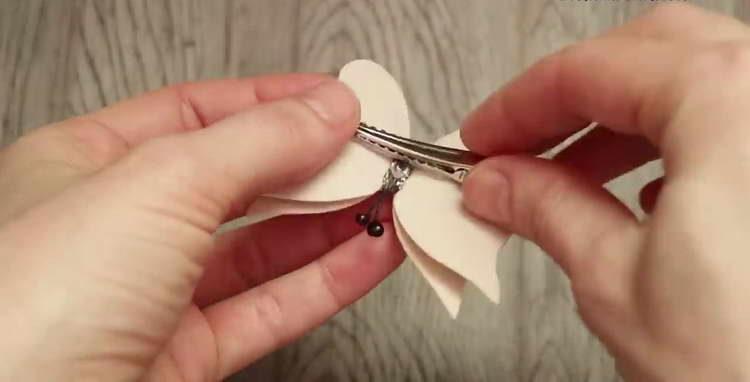 Foamiran Butterfly Hair Pin Foamiran Butterfly Hair Pin