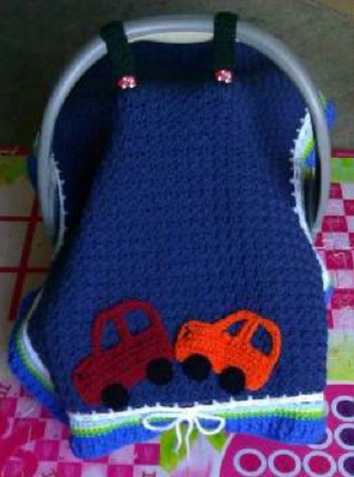 Helping our users. Crochet Infant Car Seat.