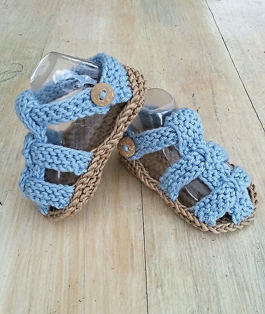 Inspiration. Baby Summer Booties.