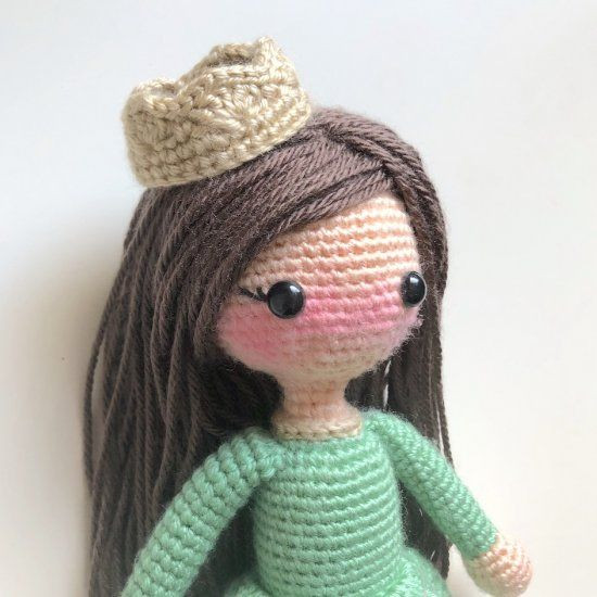 Inspiration. Crochet Dolls' Hair.