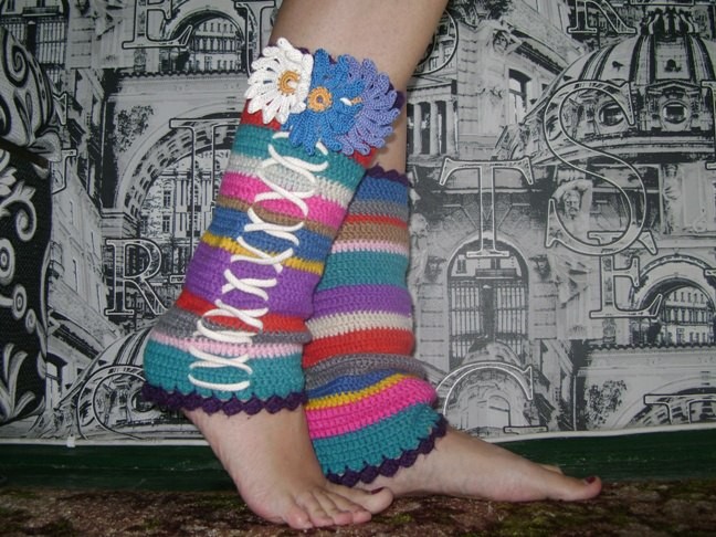 ​Colorful Crochet Gaiters
