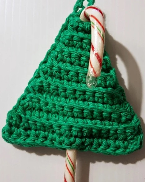 ​Crochet X-mas Tree Candy Cane