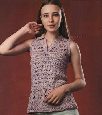 ​Elegant Crochet Blouse
