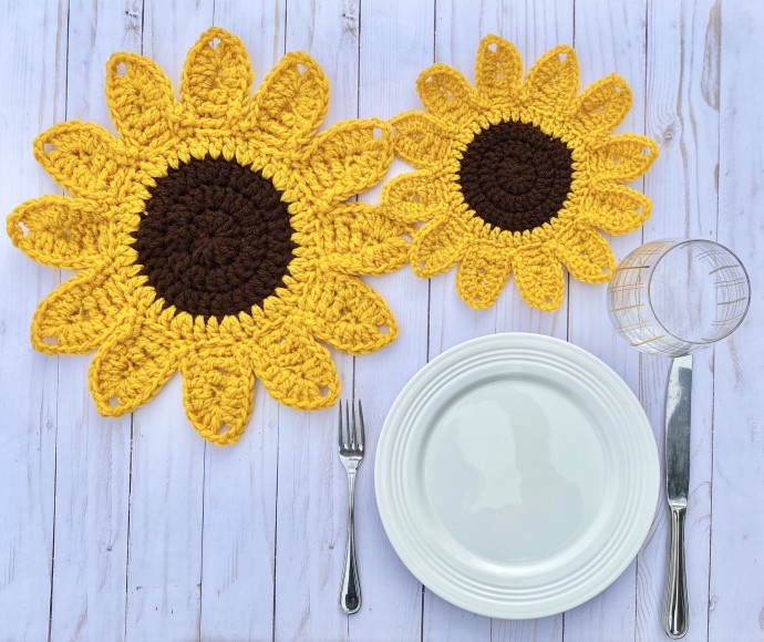 Helping our users. ​Crochet Sunflowers Afghan.