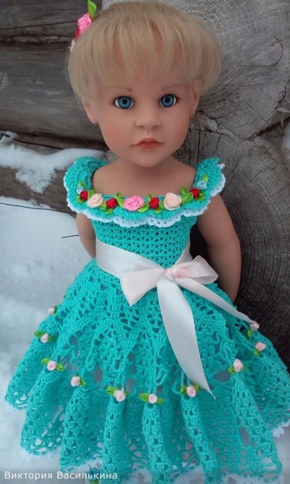 Inspiration. Crochet Clothes for Dolls.