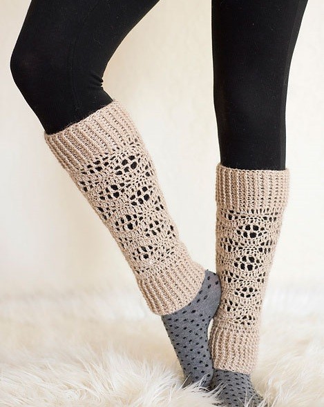Relief Crochet Leg Warmers
