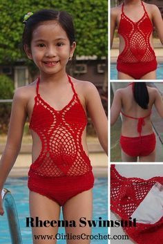 Inspiration. Crochet Baby Swimsuits.