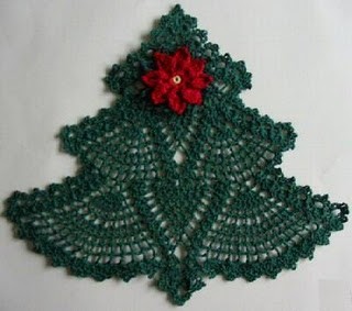 Inspiration. Crochet Christmas Doilies.