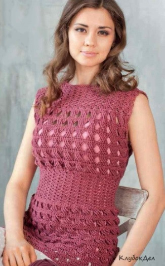 ​Elegant Crochet Blouse