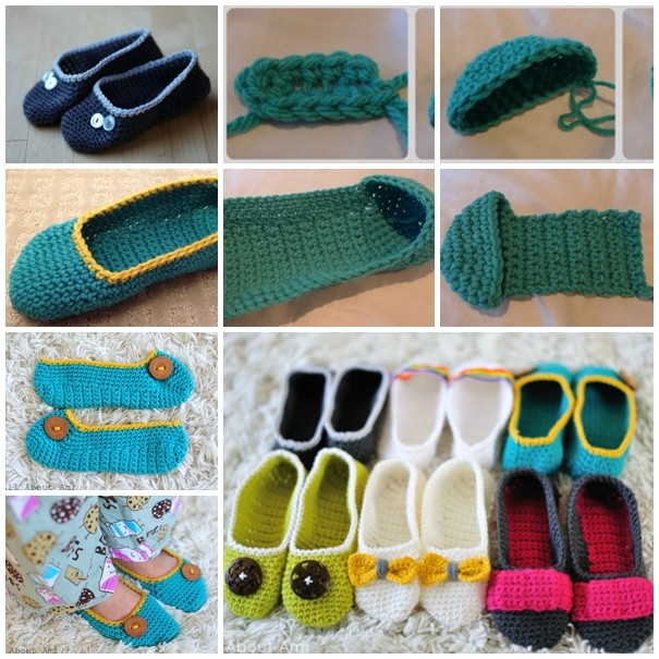 Inspiration. Crochet Slippers.