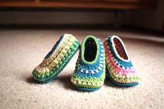 Inspiration. Crochet Slippers.