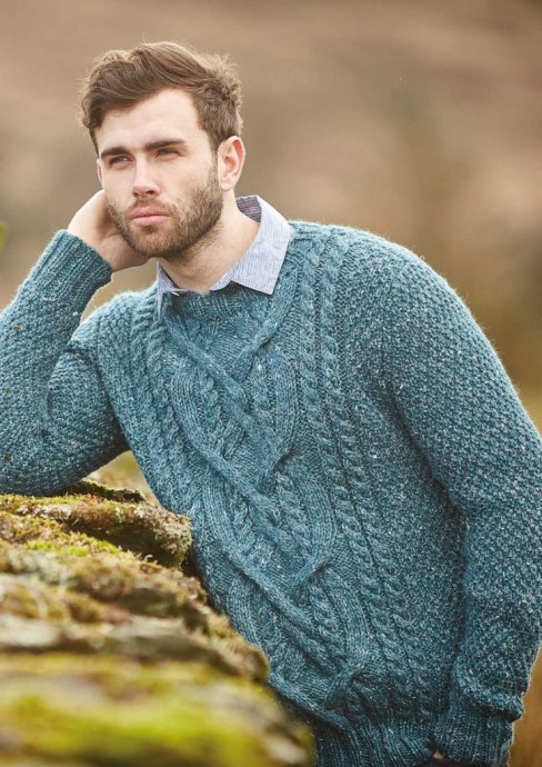 Inspiration. Knit Men's Pullovers.