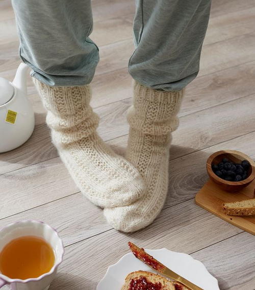 Knitted Relaxation Slipper Socks