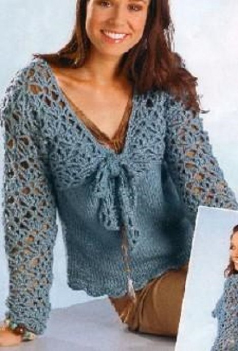 ​Relief Lace Pullover