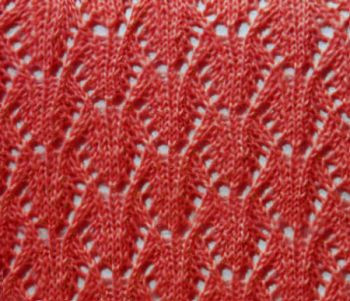 ​Relief Rhombs Knit Pattern