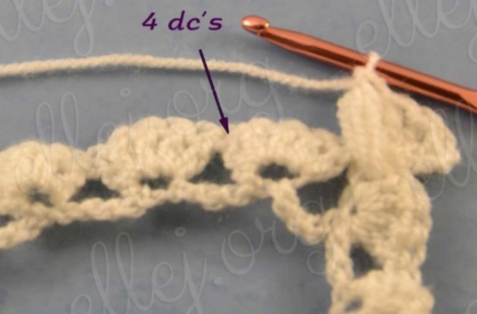 Relief Zigzags Crochet Stitch