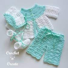 Inspiration. Crochet Baby Suits.